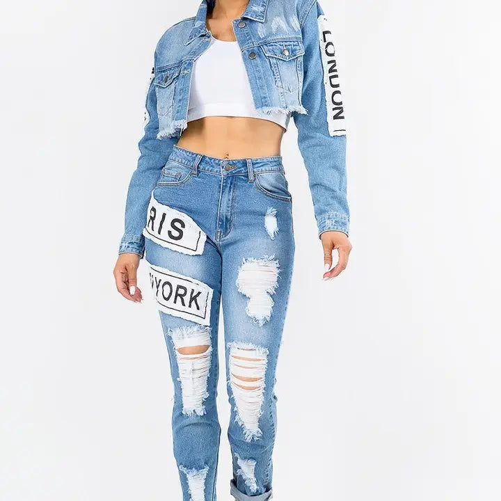 ladies denim jeans